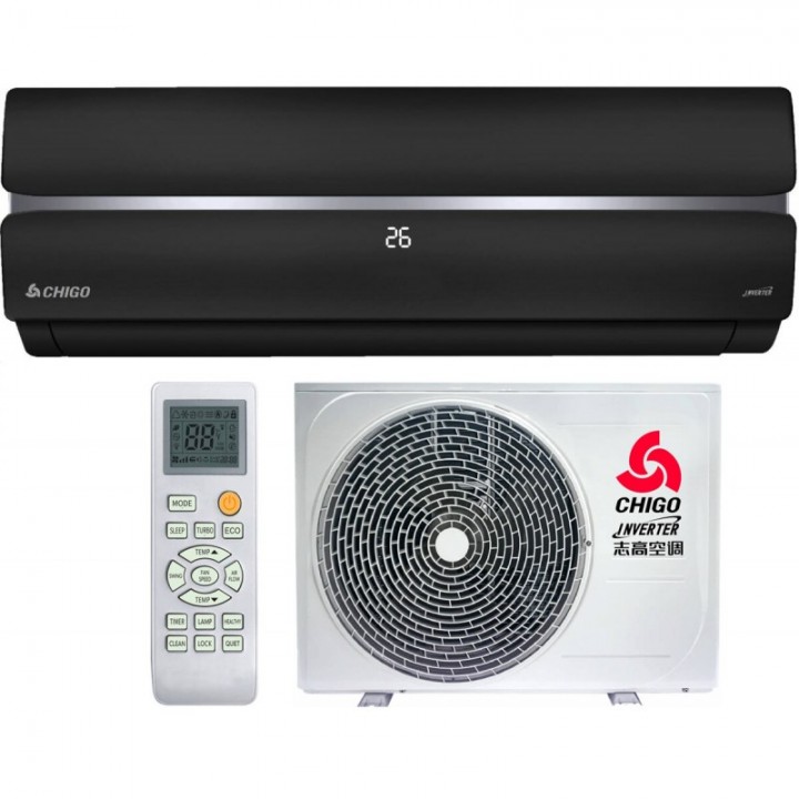 Кондиционер Chigo King Inverter CS-35V3G-1C172 Black Кондиционер Chigo King Inverter CS-35V3G-1C172 Black